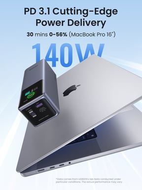 Ugreen 25000mAh 200W Fast Charging Powerbank Gris