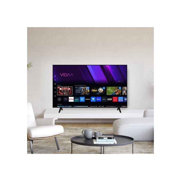 TV LED UHD CONTINENTAL EDISON 55“ 139 cm 3xHDMI 2xUSB CELED55SV2UD25B6 - vue 3
