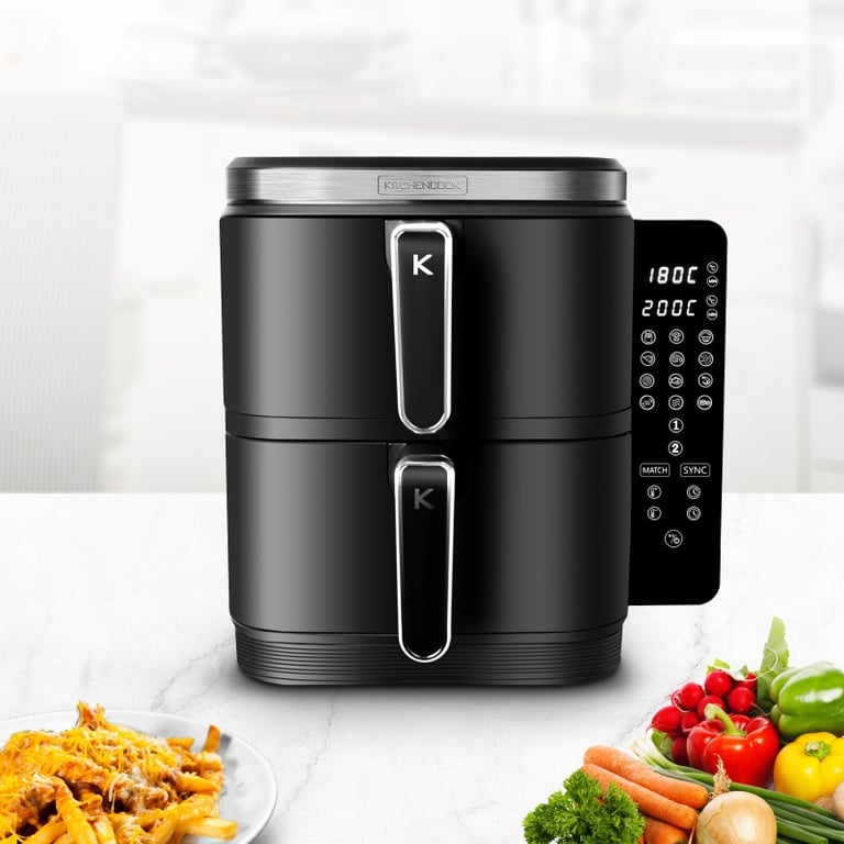 Double Friteuse à Air Paniers Superposés ¿ Airflow 12 Kitchencook - vue 4