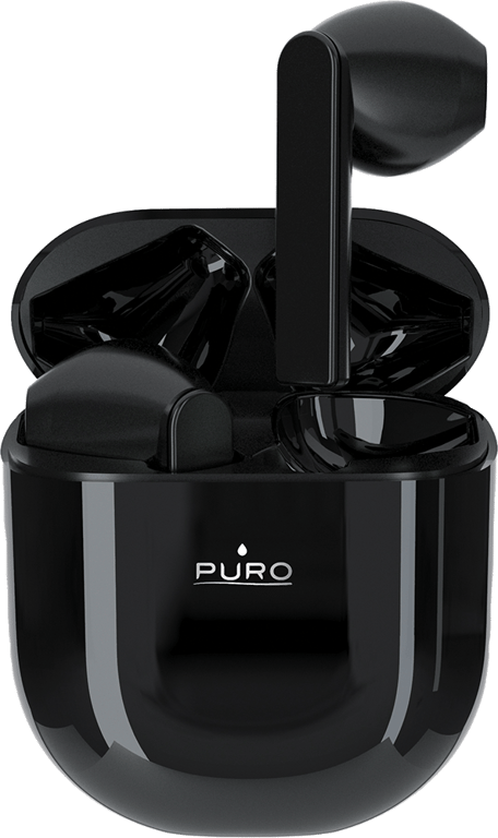 True Wireless Puros avec Botier de Charge - IPX5, Bluetooth 5.1 Blanc Puro