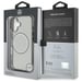 Étui Mercedes pour iPhone 16 6.1'' transparent étui rigide Printed logo MagSafe