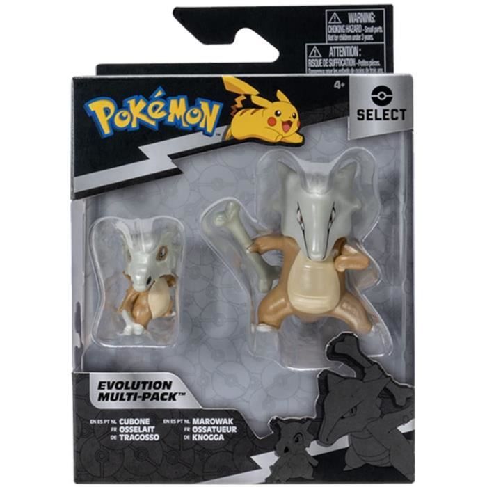 Figurines Pokémon Osselait et Ossatueur - Pack évolution - - Neuf