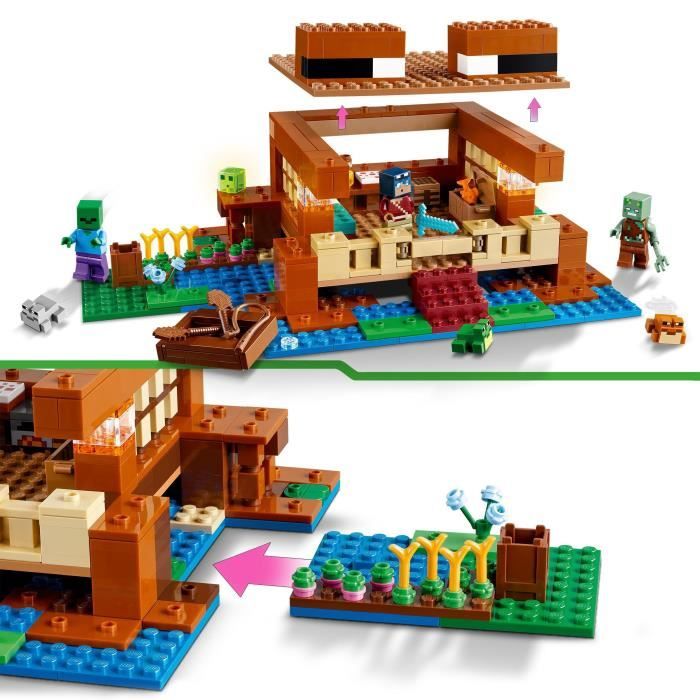 Lego Minecraft La Maison De La Grenouille 21256 Lego - vue 4