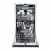 Haier I-Pro Shine Series 4 XI1C3TB2FB Totalmente integrado 11 cubiertos