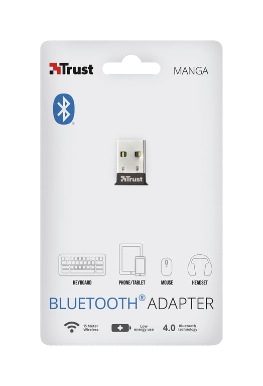 Trust Bluetooth 4.0 USB adapter carte et adaptateur d'interfaces Neuf - vue 2