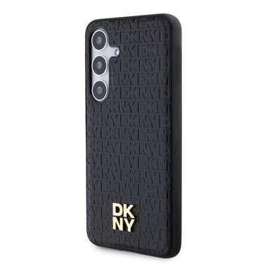 DKNY Funda trasera para Samsung Galaxy S24+ Compatible con MagSafe Negro