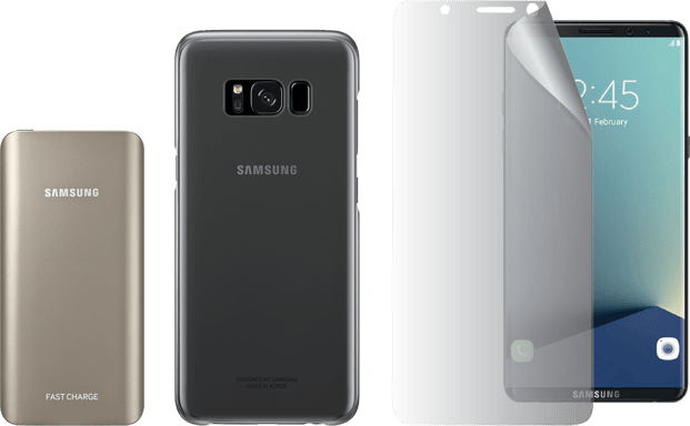 Samsung Pack de accesorios Protección Galaxy S8 Plus G955 Multicolor