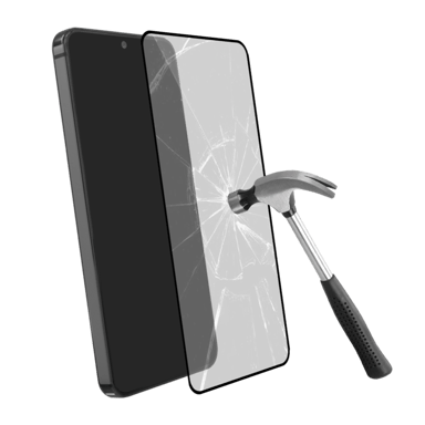 Protection d'écran en verre trempé (60% verre trempé recyclé) pour Samsung Galaxy S24+ 5G, Noir