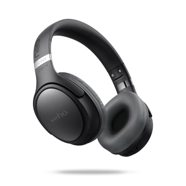 Veho ZB-4 Cuffie ad archetto con e senza fili chiamate/musica USB Type-C Bluetooth Nero, Grigio