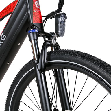 Samebike XD26-II Bicicleta eléctrica para adultos, 750 W, 26 pulgadas, suspensión total, batería de 48 V y 14 Ah