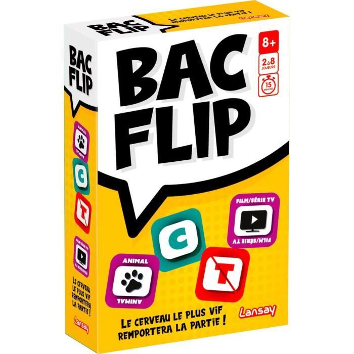 Jeu de société - LANSAT - BAC FLIP - Des 8 ans - Neuf