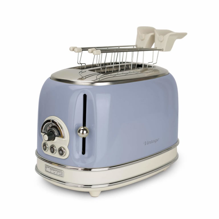 Grille-pain 2 tranches Ariete 155 Vintage Puissance 810 W Bleu - Neuf