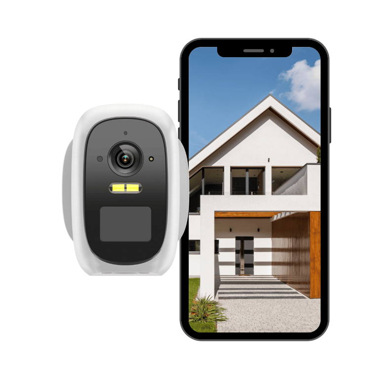 Konyks Camini Air SE Caméra de Surveillance extérieure sans Fil WiFi Notifications détection de Mouvement Vision Nocturne en Couleurs Fonction éclairage et Sirène Neuf - vue 3