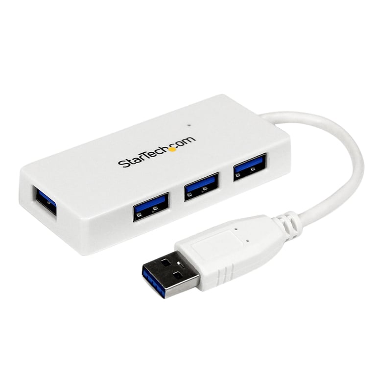 StarTech.com Hub USB 3.0 à 4 ports avec câble intégré 5Gbps Neuf