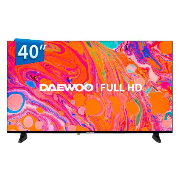 Téléviseur Smart TV Daewoo 40 Full HD HDR Direct LED WiFi 16W 2xHDMI USB Ethernet VESA 100x100 Neuf