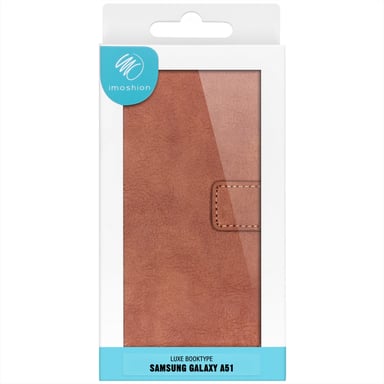 imoshion Étui de télephone portefeuille pour Samsung Galaxy A51 - Marron