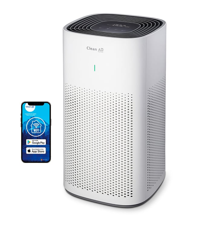 Purificateur D'air Clean Air Optima CA-507 Smart – HEPA H13, Ioniseur, 350 m³/h