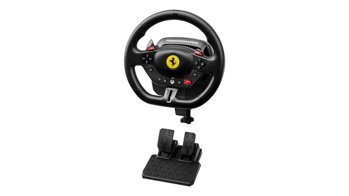 Thrustmaster T98 Ferrari 296 GTS Noir USB Volant + pédales Analogique/Numérique PC, Xbox One, Xbox Series S, Xbox Series X