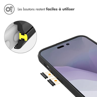 imoshion Coque Rugged Hybrid pour Apple iPhone 14 Pro Max - Noir