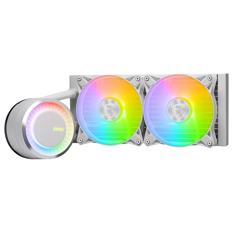 MSI Refroidissement PC - 306-7ZW5E21-C24/306-7ZW5E24-C2 - MAG CORELIQUID E240 Blanc - vue 4