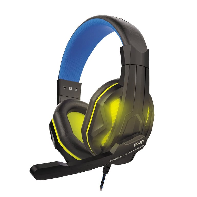 Steelplay HP47 Casque Avec fil Arceau Jouer Jaune Neuf