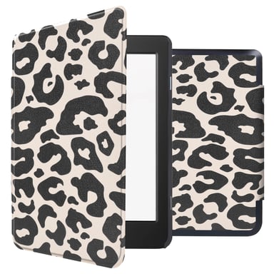 imoshion Design Slim Hard Case Sleepcover pour Kobo Nia - Leopard