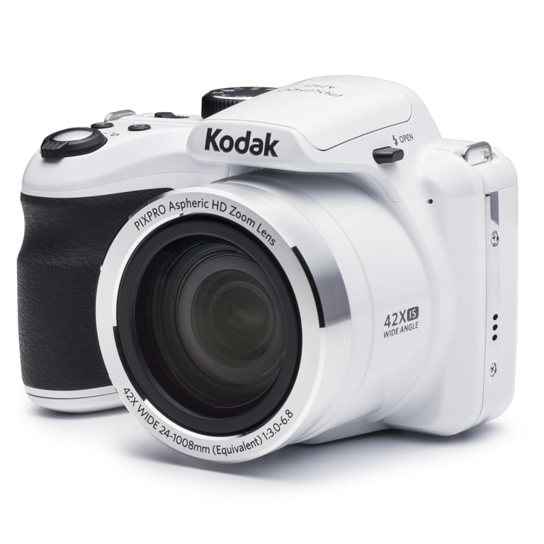 Kodak PIXPRO AZ421 1/2.3" Appareil photo Bridge 16,15 MP CCD (dispositif à  transfert de charge) 4608 x 3456 pixels Blanc - Kodak