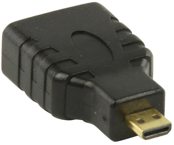 NEDIS HDMI Adapter - HDMI Micro Connector - HDMI Female - Noir