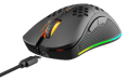 DELTACO GAMING - DM220 - Mouse ottico da gioco senza fili 4800 DPI, 1000 Hz, ultra leggero, RGB, 7 pulsanti