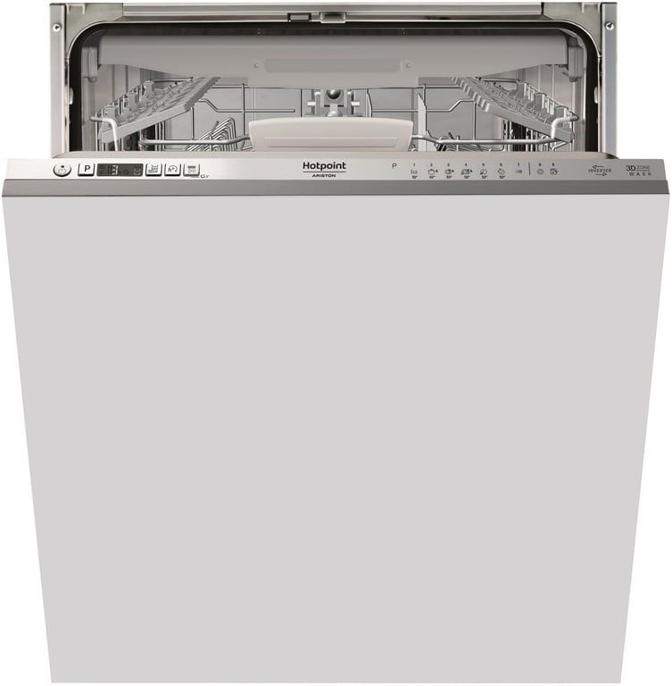 Lave vaisselle tout encastrable HOTPOINT HI5030WEF 14 couverts Induction L60cm 43 dB tiroir à couverts - vue 3