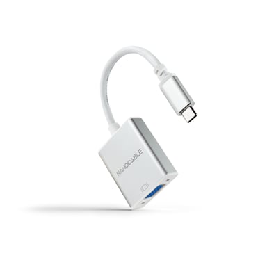 Nanocable 10.16.4101 adaptateur graphique USB 1920 x 1200 pixels Argent