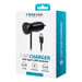 Chargeur Voiture 24W 2.1A avec Câble USB-C Compact et Léger Noir