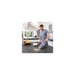 Black & Decker NVC115WA aspirateur de table Bleu, Gris Sans sac