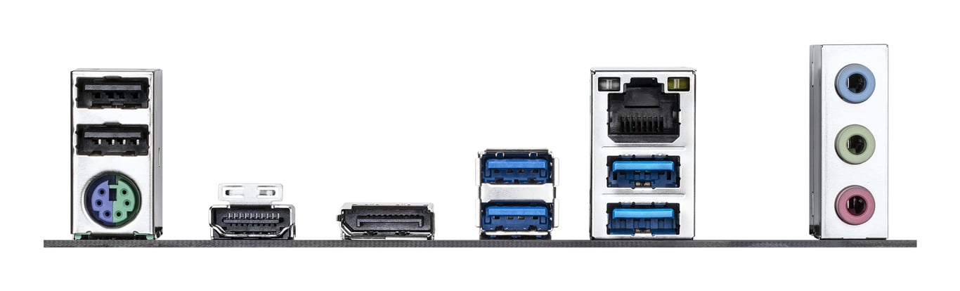 GIGABYTE B550M DS3H R2 Carte mère Processeurs AMD Ryzen 5000 VRM 5+3 phases jusqu'à 4733 MHz DDR4 O.C. 1x .2 PCIe 4.0 + 1x .2 PCIe 3.0 LAN 1 GbE USB 3.2 Gen 1 Neuf - vue 2