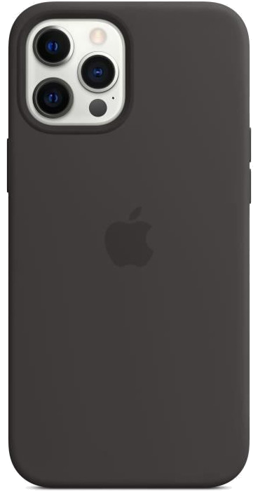 APPLE iPhone 12 Pro Max Coque en Silicone avec MagSafe - Noir