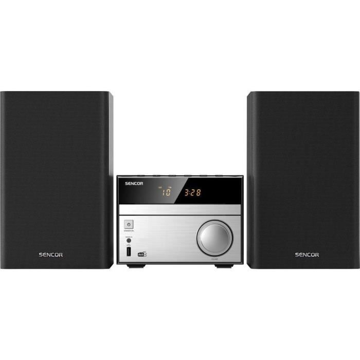 Microsystème Sencor SMC 4600DBR – 30W, Bluetooth 5.0, Lecteur CD - vue 2