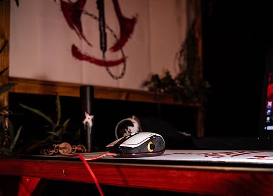 Lexip Initiate Bundle ratón Juego mano derecha USB tipo A Óptico 12000 DPI