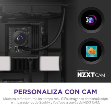 NZXT Kraken Plus 240 Procesador Sistema de refrigeración líquida todo en uno 12 cm Negro