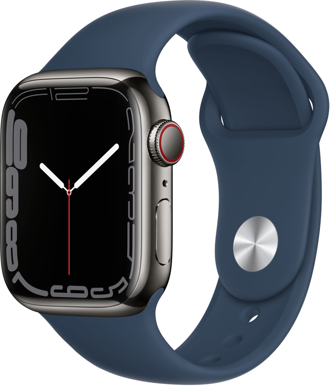 Apple Watch Series 7 OLED 41 mm 4G Graphite GPS (satellite)