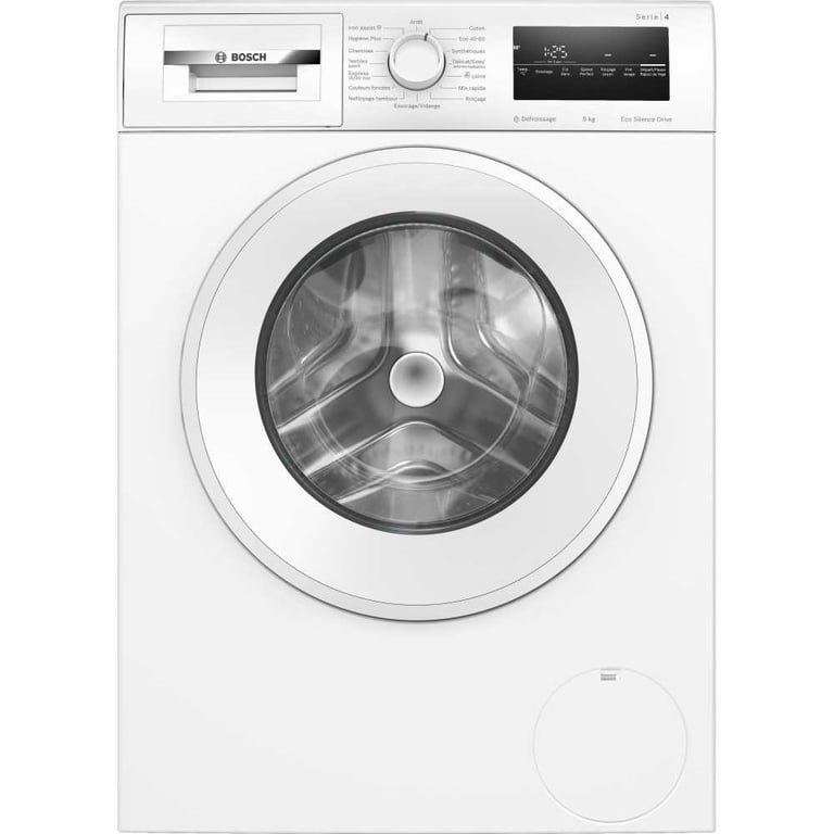Lave linge hublot BOSCH WAN2827ZFR SER4 9 kg Induction L60cm Classe A 1400 trsmin Vapeur - vue 4