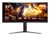 AOC G4 CU34G4Z écran plat de PC 86,4 cm (34'') 3440 x 1440 pixels Wide Quad HD LED Noir, Rouge