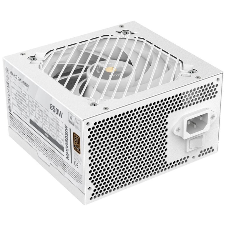 Bloc d’Alimentation Mars Gaming MPB850SIW ATX 80 Plus - vue 5