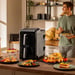 Cecotec Cecofry DuoLevel 12000 Window Double 12 L Autonome 2900 W Friteuse d'air chaud Noir