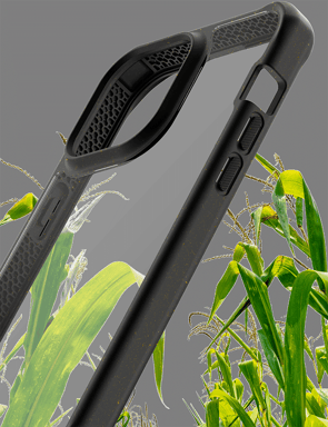 Custodia rinforzata iPhone 14 Pro Max Feronia Bio Pure Black Itskins