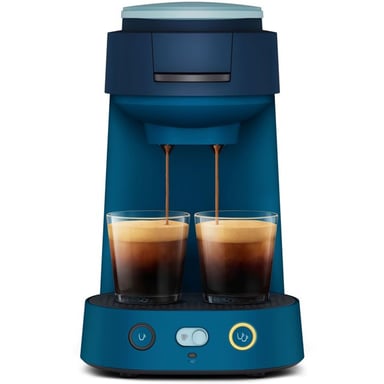 Machine à dosettes Philips Senseo Vibe CSA225/01 Bleu canard 0,9 L 1850 W Crema Plus Mémo sélection d'intensité pour 1 ou 2 tasses