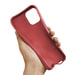 Rojo Carcasa de silicona biodegradable compatible con Apple iPhone 14 Plus