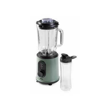 Mixeur 2 en 1 DOMO DO734BL 800 W avec bol en verre 1,5 L et bouteille nomade 600 ml Vert