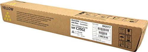 Ricoh Jaune originale cartouche de toner pour Nashuatec MP C3502 NRG MP C3502 Rex Rotary MP C3502 Ricoh Aficio MP C3502 - vue 3