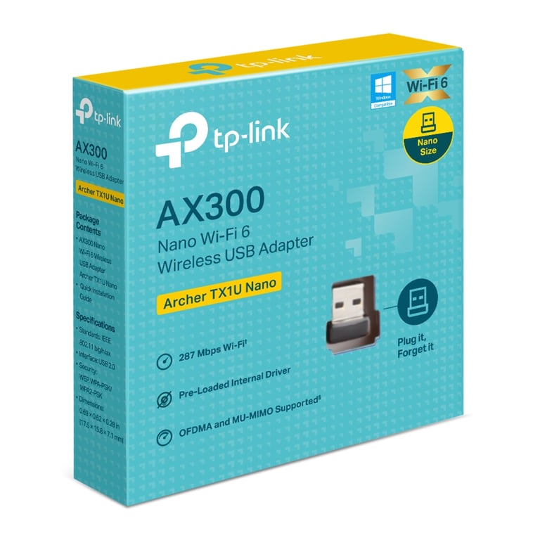 TP Link AX300 WLAN 287 Mbit/ Neuf - vue 2