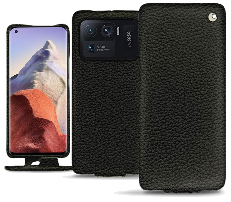 Housse cuir Xiaomi Mi 11 Ultra - Rabat verticalNoir